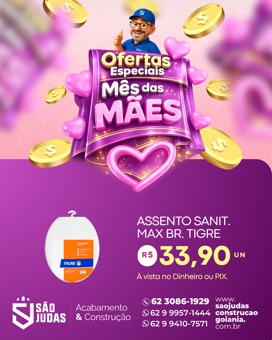 Assento Sanit. Max BR. Tigre
