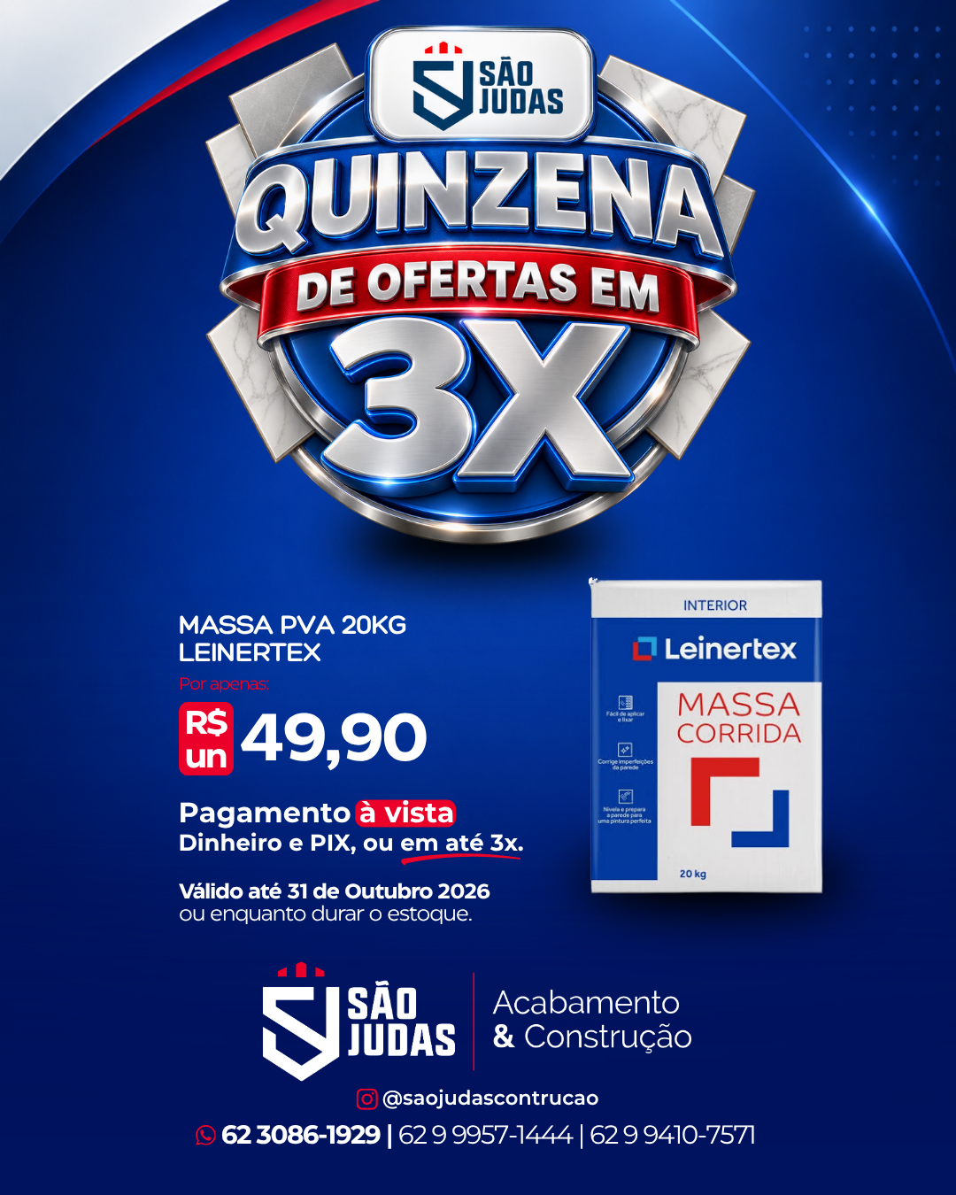 Massa PVA 20kg Leinertex