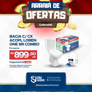 BACIA C/ CX ACOPL LORENZETTI ONE BR COMBO