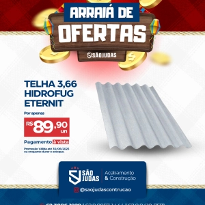 TELHA 3,66 HIDROFUG ETERNIT
