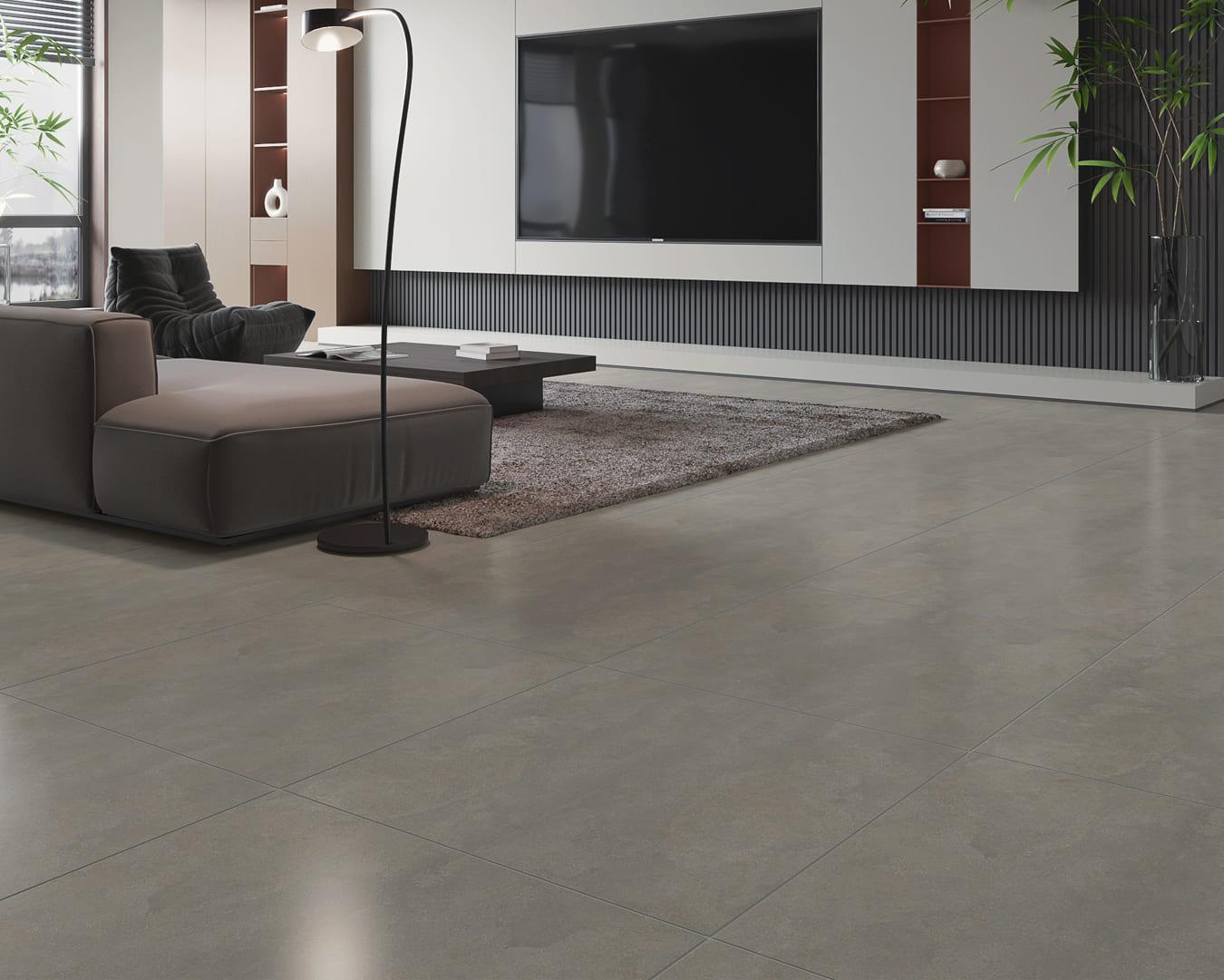 PISO 81 x 81 CLEANTEC GREY MATE (1,97 M² CAIXA) | Formigres