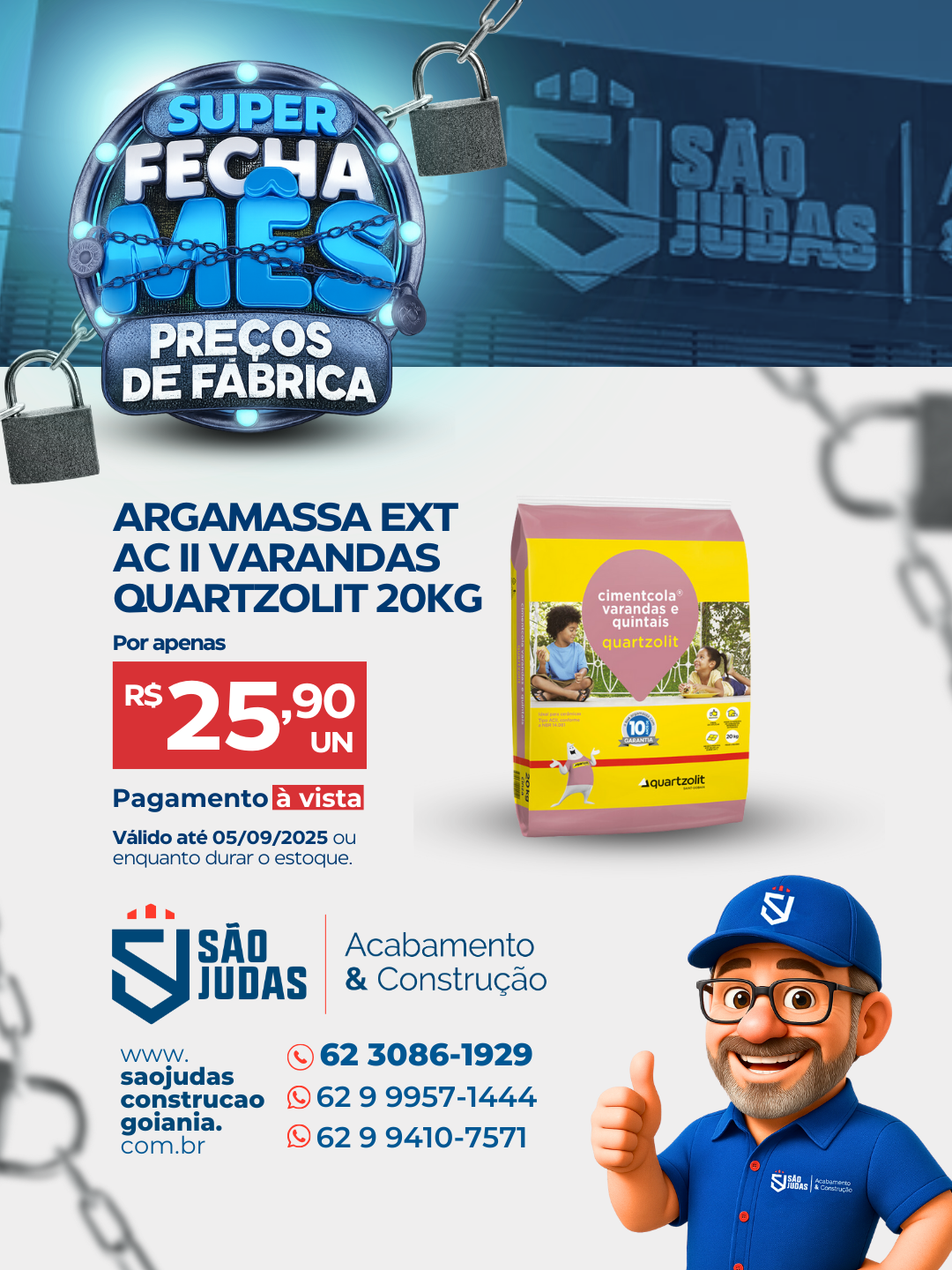 Argamassa Ext AC III 20Kg Precon