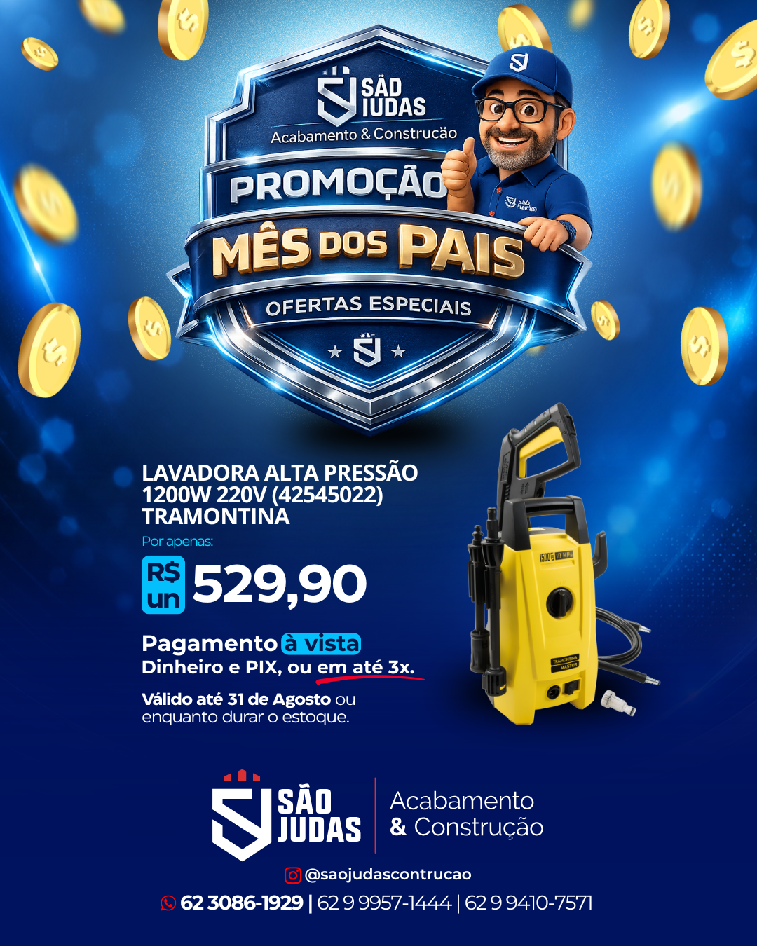 Lavadora Alta Pressão 1200W 220V (42545022) tramontina